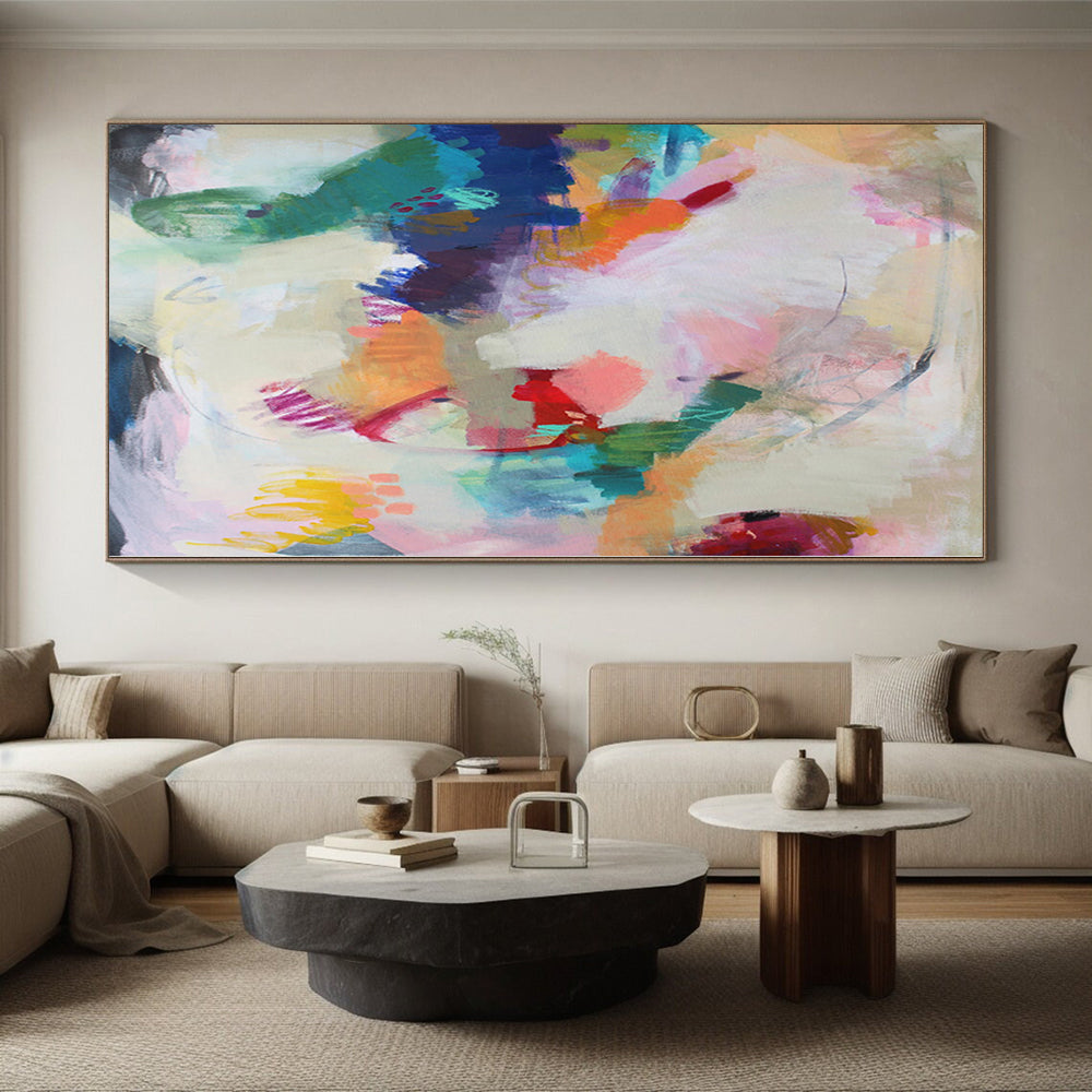 Monumental Commissioned Abstract Art for Hotel Atriums