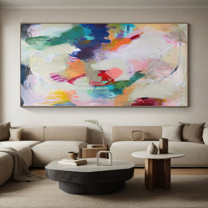 Monumental Commissioned Abstract Art for Hotel Atriums