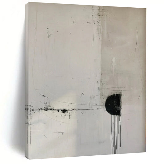 Monumental Custom Abstract Art for Master Bedroom Walk-in Closet Entrances