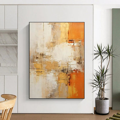 Monumental Contemporary Abstract Wall Art for Entryway Striking First Impression