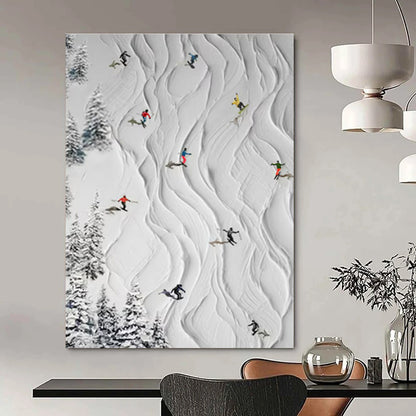 Hand-Painted Personalized Abstract Painting for Bedroom & Hotel Executive Suites