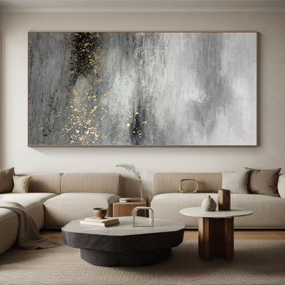 Giant Made-to-Order Abstract Canvas for Walk-in Closet Jewelry Display Walls