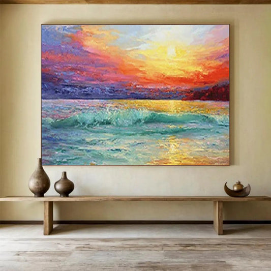 Stylish Large Abstract Artwork for Hallway & Entryway DKH892