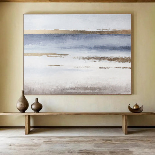 Hand-Painted Made-to-Measure Abstract Painting for Living Room & Hallway DKH135
