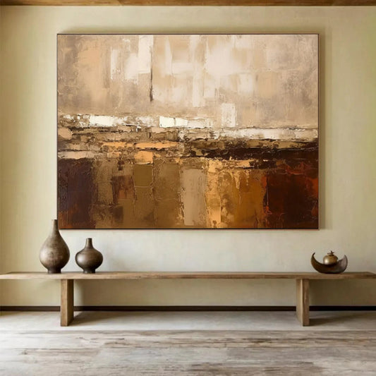 Giant-Scale Hand-Painted Abstract Art for Living Room & Bar LargeART1504
