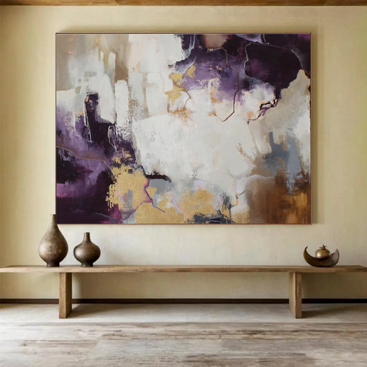 Giant Textured Abstract Wall Decor for Hallway & Living Room DKH508
