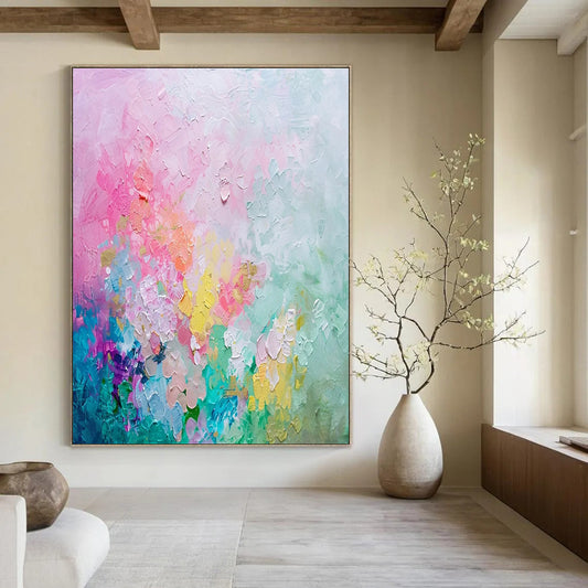 Titanic - Proportioned Hand - Painted Custom Abstract Artwork for Living Room and Bar DTP070