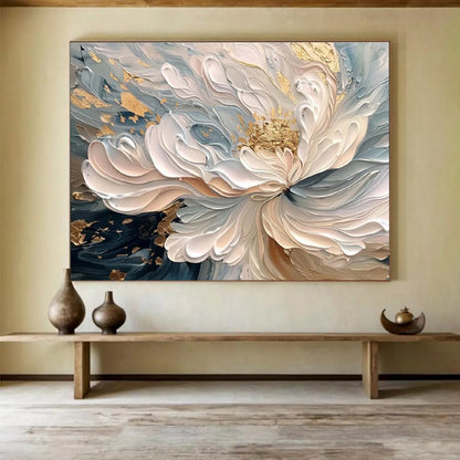 Large - Scale Hand - Painted Textured Abstract Painting for Aesthetic Enhancement DKH682