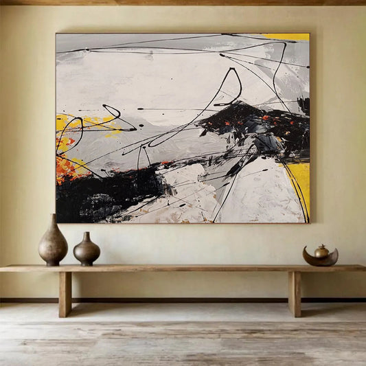 Bold Abstract Sea & Sky - Modern Living Room Edge DLZ030
