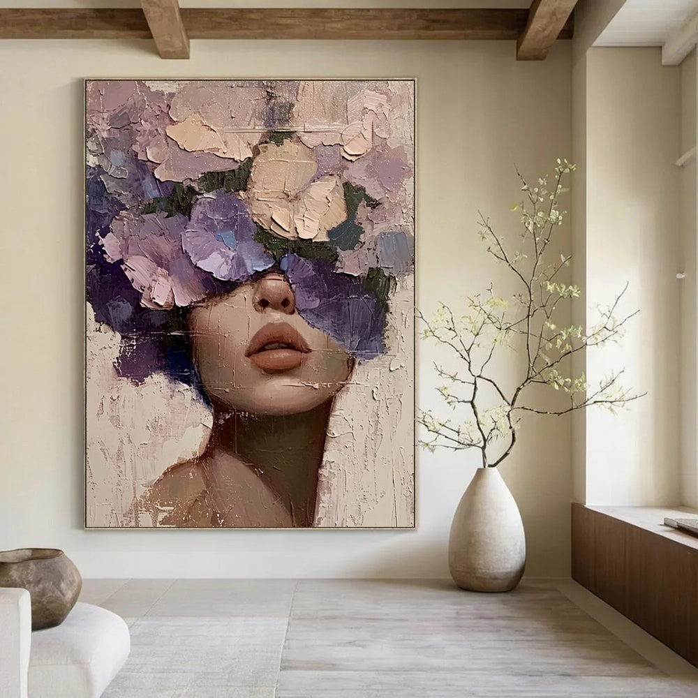 Handmade Large-Scale Abstract Art: Textured Excellence for Dining Room & Hallway DTP329