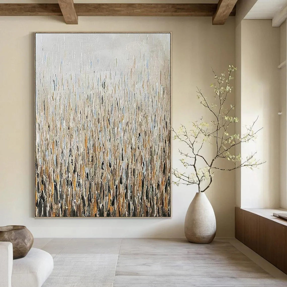Colossal Hand-Painted Abstract Canvases for Bedroom & Office LargeART2295