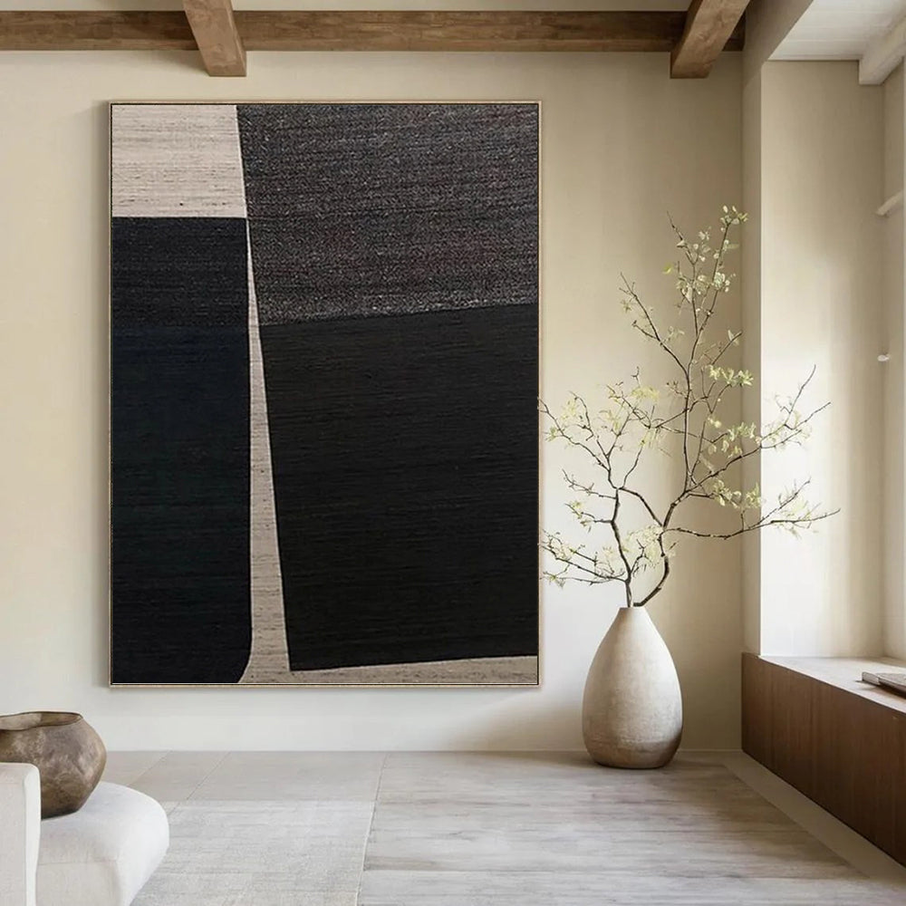 Dazzling Hand - Painted Textured Canvas Art for Living Room & Entryway DKH1114