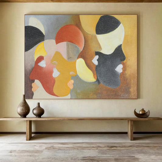 Oversized Personalized Abstract Painting for Office DKH003