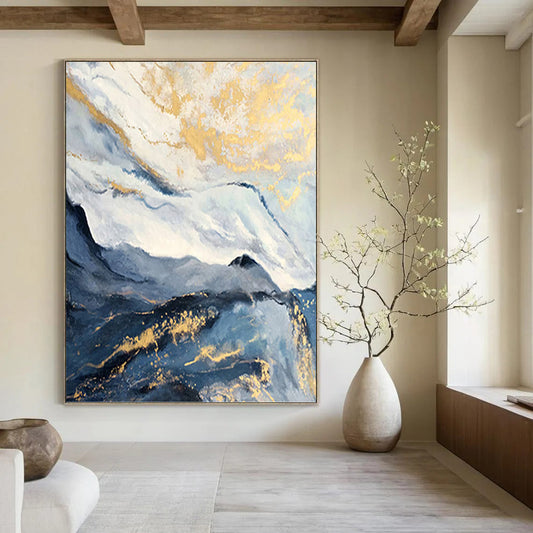 Cozy Textured Abstract Wall Art for Bedroom & Hallway DKH0943