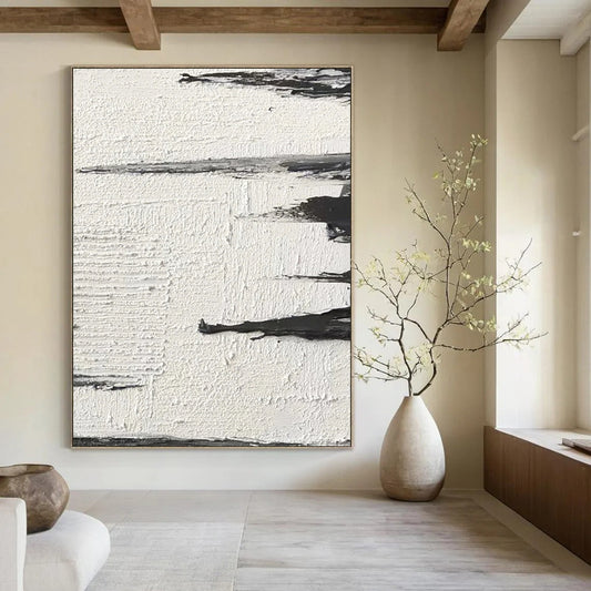 Hand-Painted Large Custom Abstract Art for Living Room & Hallway DTP384