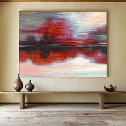 Large - Format Abstract Art for Office & Bedroom DKH384