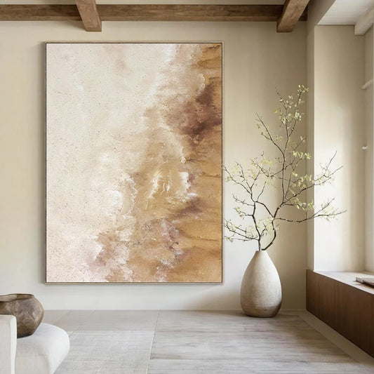 Grand Hand - Painted Textured Abstract Art for Reception Area & Lobby DKH1223
