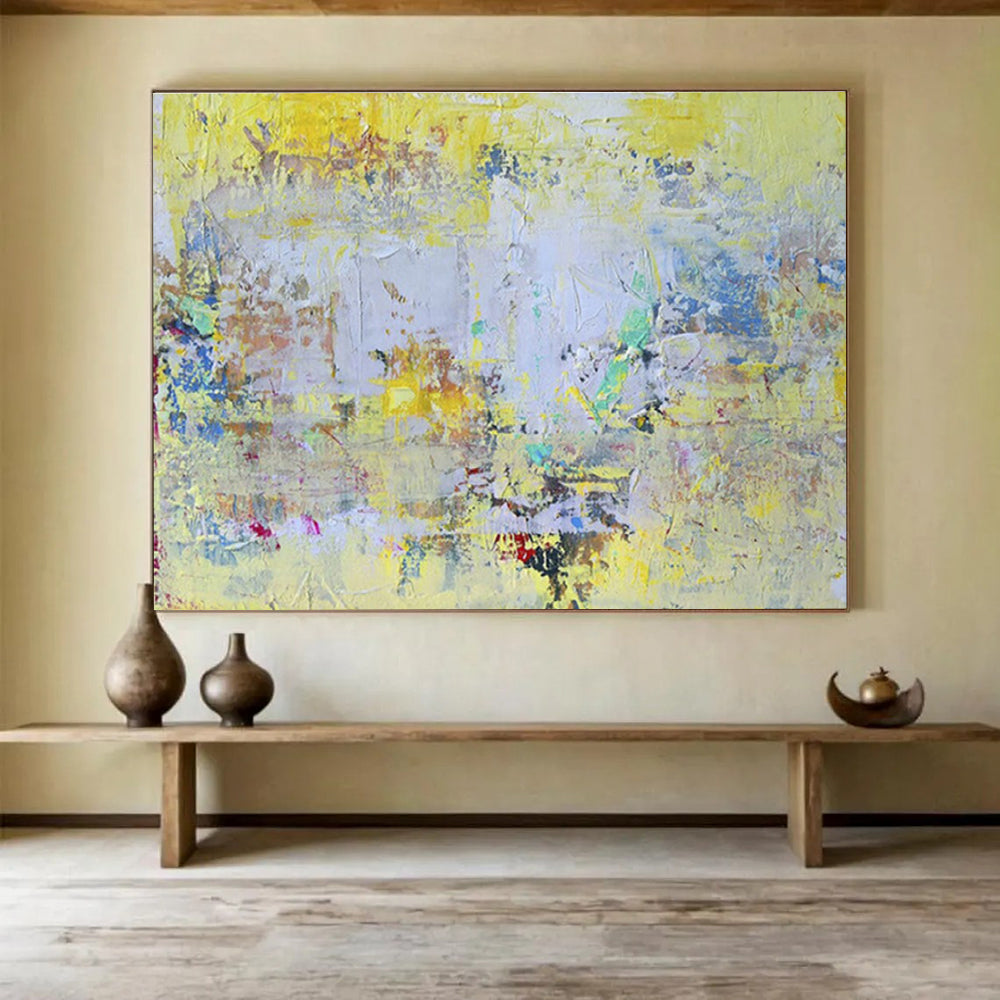 Stupendous Colossal Abstract Painting for Office & Hallway DKH194
