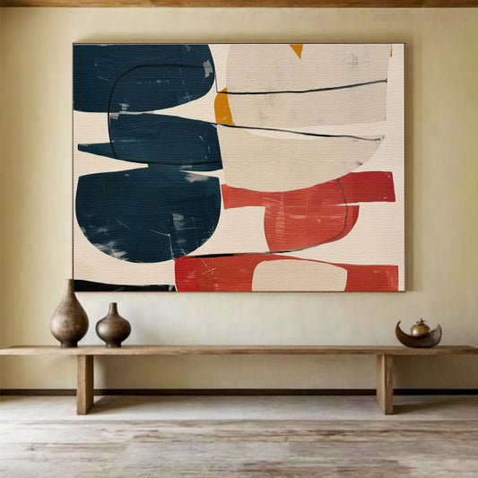Colossal Hand - Painted Textured Abstract Wall Mural for Office & Living Room DKH590