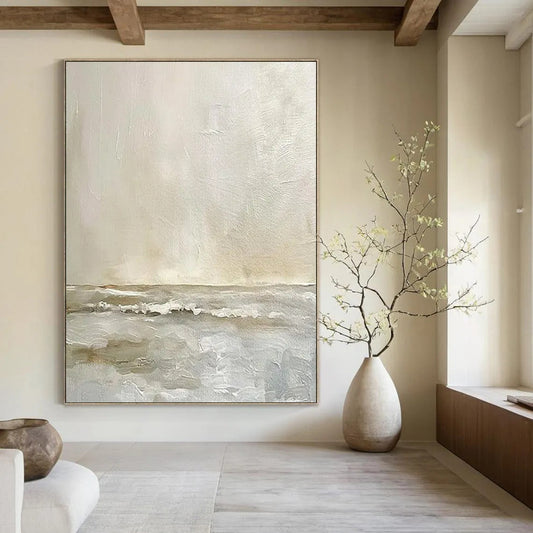 Monumental-Sized Hand-Painted Abstract Art for Office & Bar LargeART2360