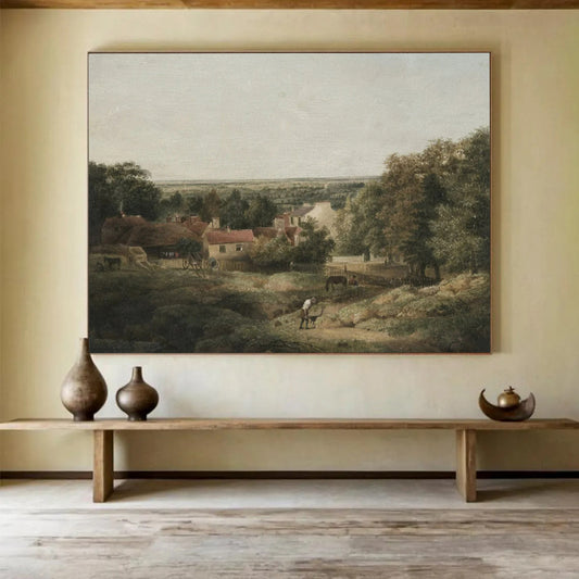 Modern Colossal Abstract Canvas Art for Bedroom & Dining Room LargeART1609