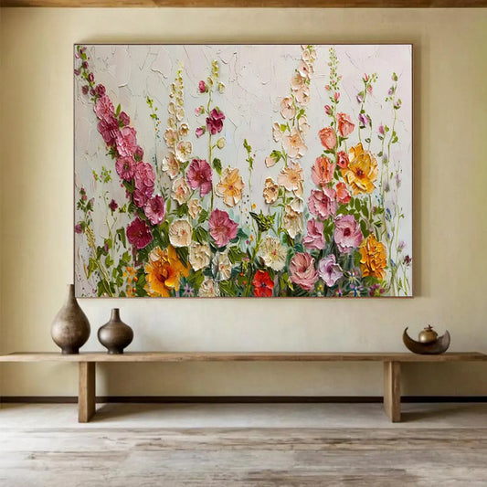 Colossal Textured Hand - Painted Abstract Wall Art for Dramatic Focal Points DKH683