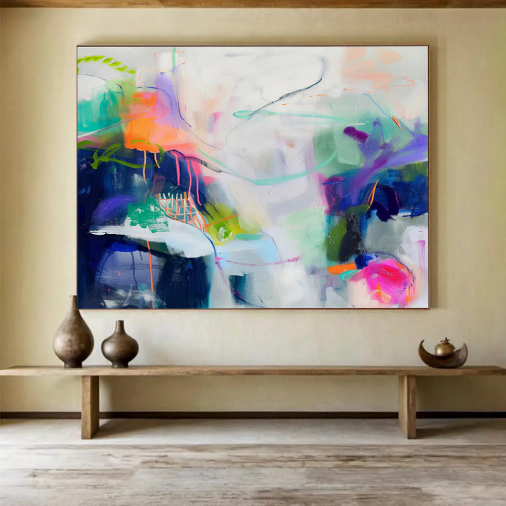 Gigantic Textured Abstract Wall Mural for Living Room & Bar DKH496