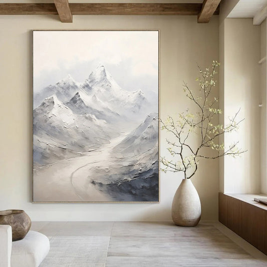 Exceptionally Striking Hand - Painted Textured Abstract Canvas for Art Gallery & Exhibition Space DKH1264