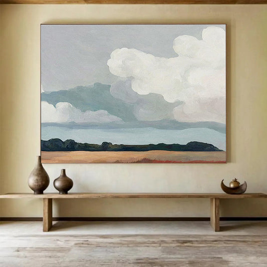 Enormous Original Textured Hand - Rendered Abstract Wall Art for Dramatic Interiors DKH793