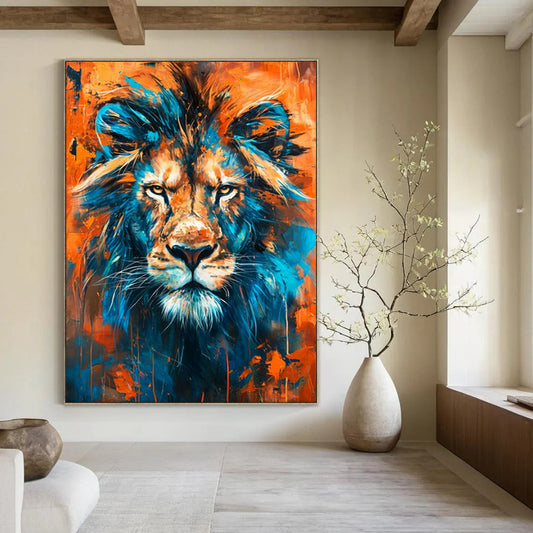 Huge Hand-Painted Abstract Canvases for Dining Room & Banquet Hall LargeART2212