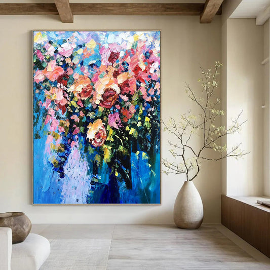 Magical Hand - Painted Textured Abstract for Bedroom & Entryway DKH1349