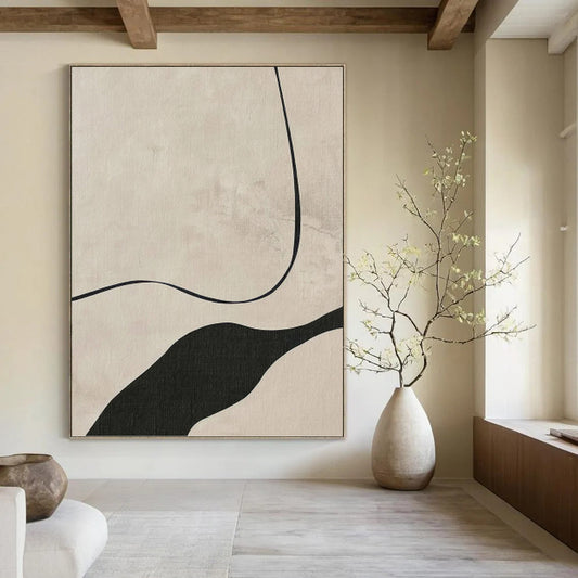 Visionary Designer - Crafted Textured Canvas Abstract for Office & Dining Room DKH1148