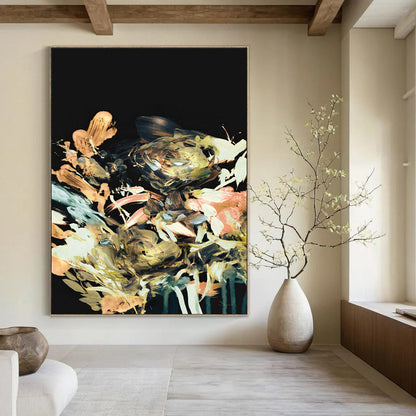 Handmade Large-Scale Abstract Art: Custom, Textured & Unique DTP171