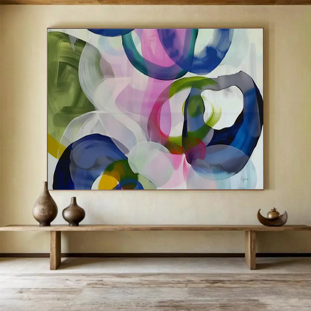Enormous Abstract Wall Mural for Dining Room & Living Room DKH473