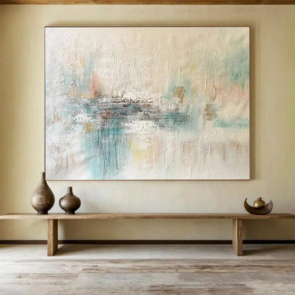 “Stellar Impulses” Massive Abstract Painting for Entryway & Office DKH290