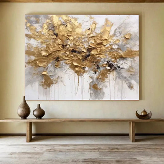 Giant Hand - Painted Abstract Textured Painting for Space Accentuation DKH678