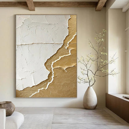 Vast Hand - Painted Custom Textured Abstract Wall Decor for Hallway & Bar DKH0986