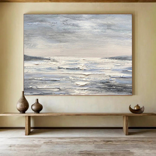 Bold Hand - Painted Textured Abstract Gem for Living Room & Bar DKH630