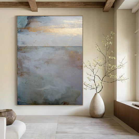 Large Handmade Abstract Art: Custom, Textured & Impressive DTP173
