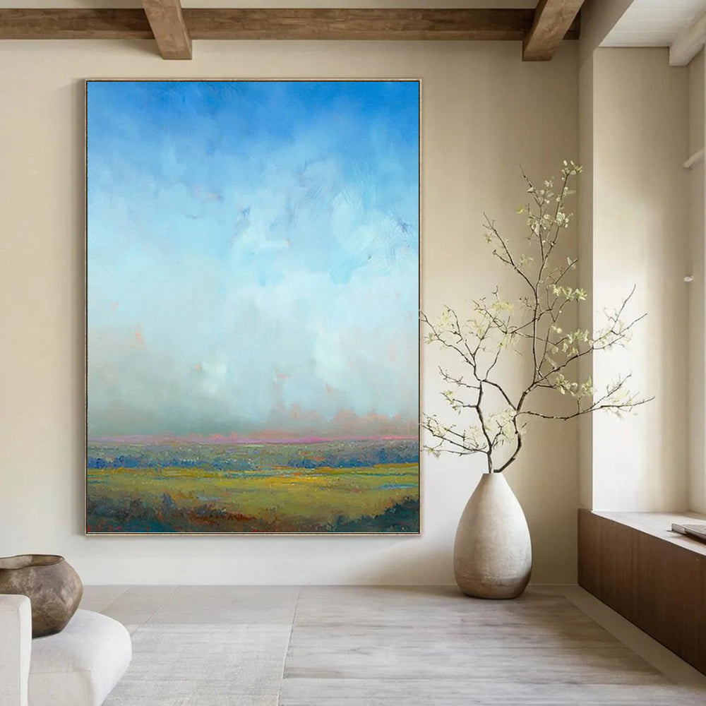 Modern Textured Abstract Mural for Office & Dining Room DKH0935