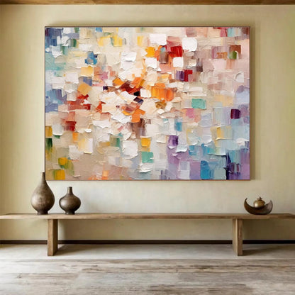 Graceful Original Hand - Crafted Textured Large Abstract Wall Mural for Elegant Ambiance DKH862