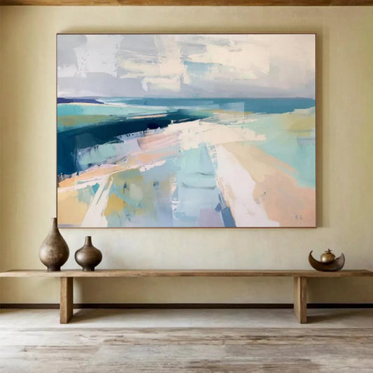 Oversized Abstract Canvas for Living Room & Office LargeART1543