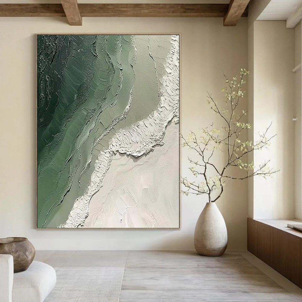 Colossal Hand-Painted Abstract Canvases for Dining Room & Office LargeART2353