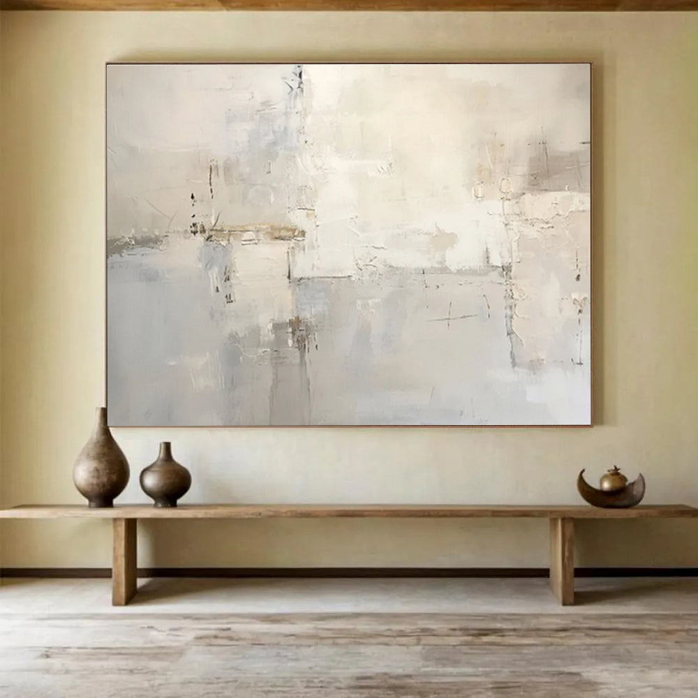 Giant Hand - Painted Textured Abstract Wall Mural for Entryway & Bedroom DKH624