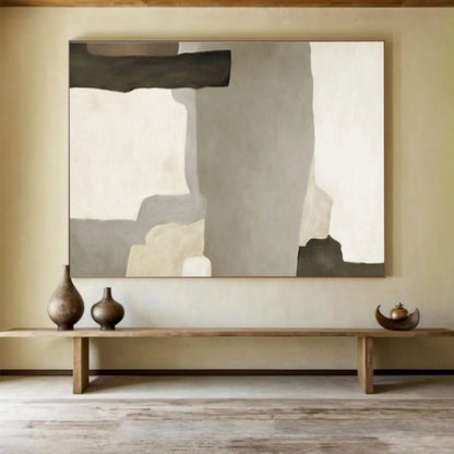 Exquisite Hand - Painted Textured Abstract Painting for Bedroom & Hallway DKH607