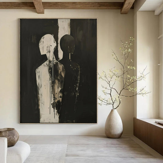 Artisan-Made Large-Scale Textured Canvas for Office & Bedroom LargeART2171