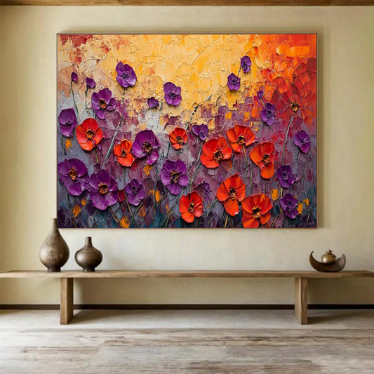 Whimsical Large Abstract Wall Decor for Bedroom & Office LargeART1765