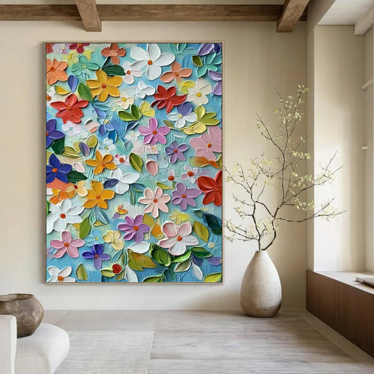 Massive Vertical Hand - Painted Custom Abstract Marvel (with Intricate Textures) for Hallway and Entryway DKH1551