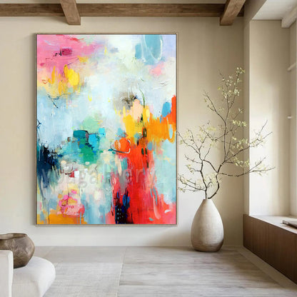Impressive Hand - Rendered Textured Canvas Abstract for Office & Entryway DKH1065