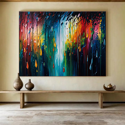 Memorable Original Vast Textured Hand - Painted Abstract Canvas for Lasting Impressions DKH867